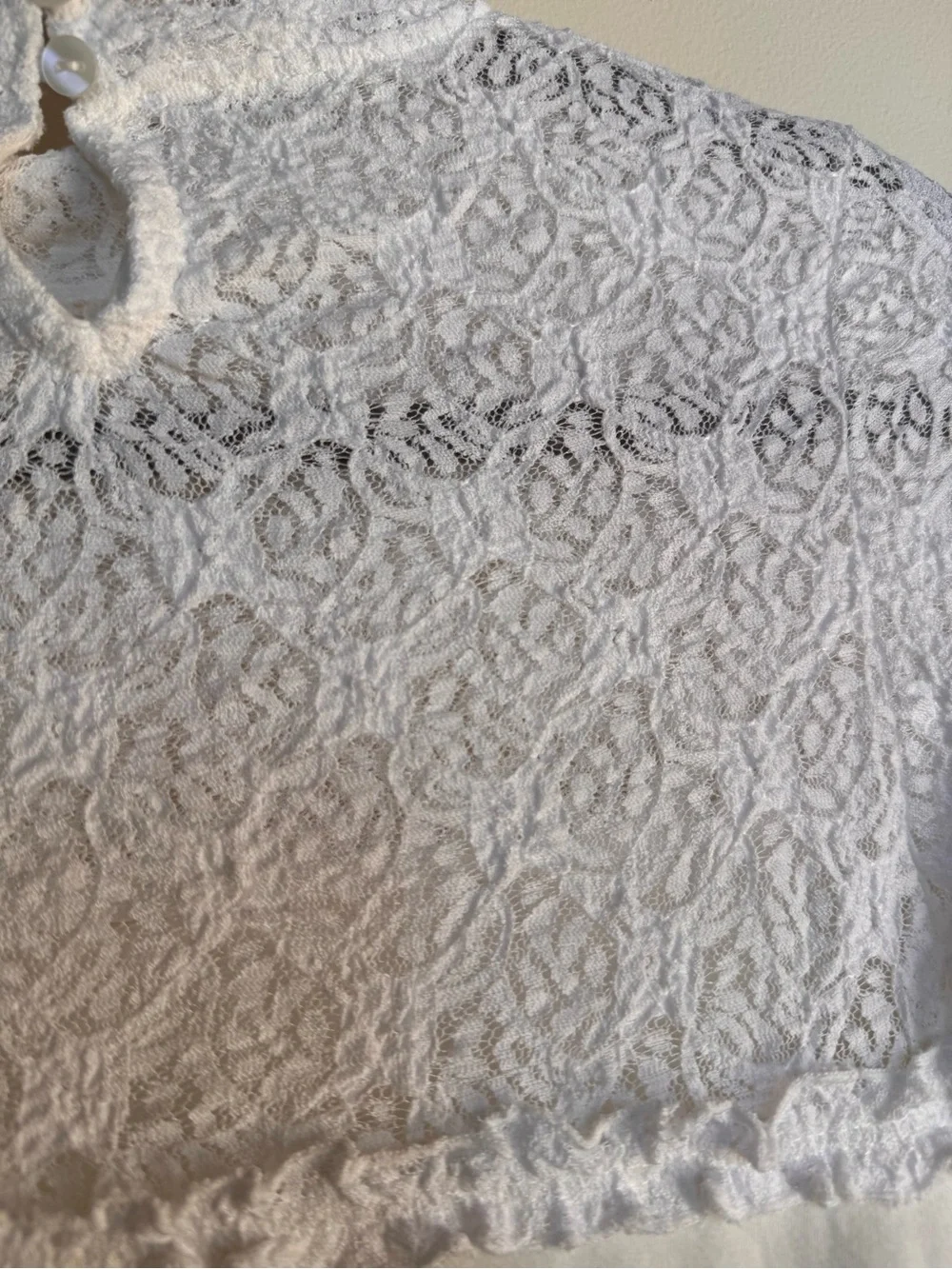Free People Miya lace top XS
